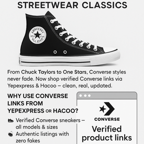Converse: link verificati ai classici streetwear senza tempo
