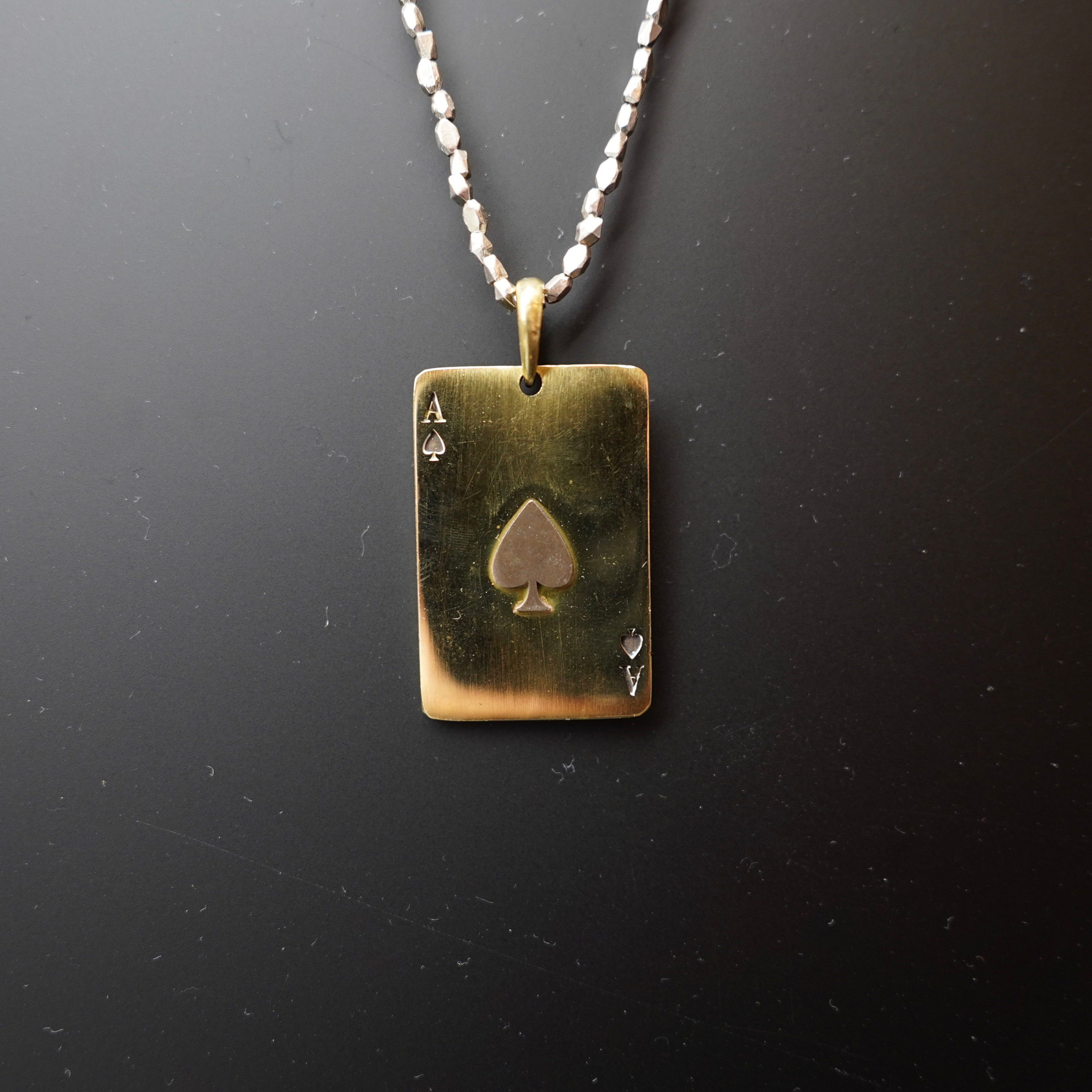 Luckyeight Poker Pendant ACE 30mm Bronze