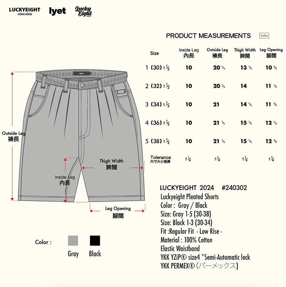 Thumbnail: Luckyeight  Pleated Shorts