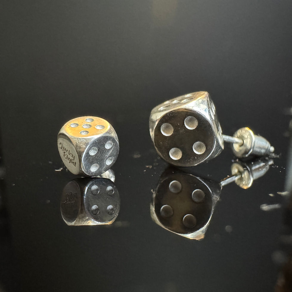 縮圖：Luckyeight Dice Earring 5mm