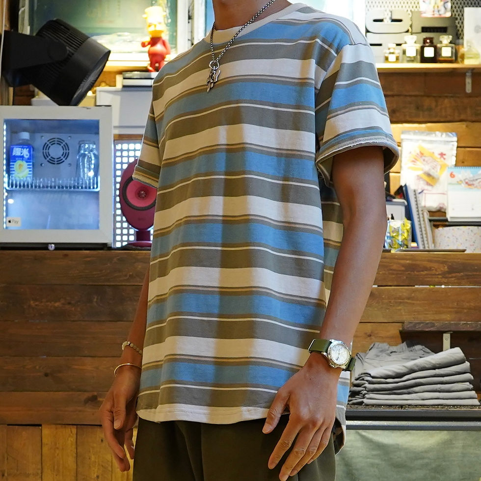 縮圖：Luckyeight Multi Stripe T-shirt