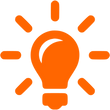 Lightbulb icon representing expert coaching