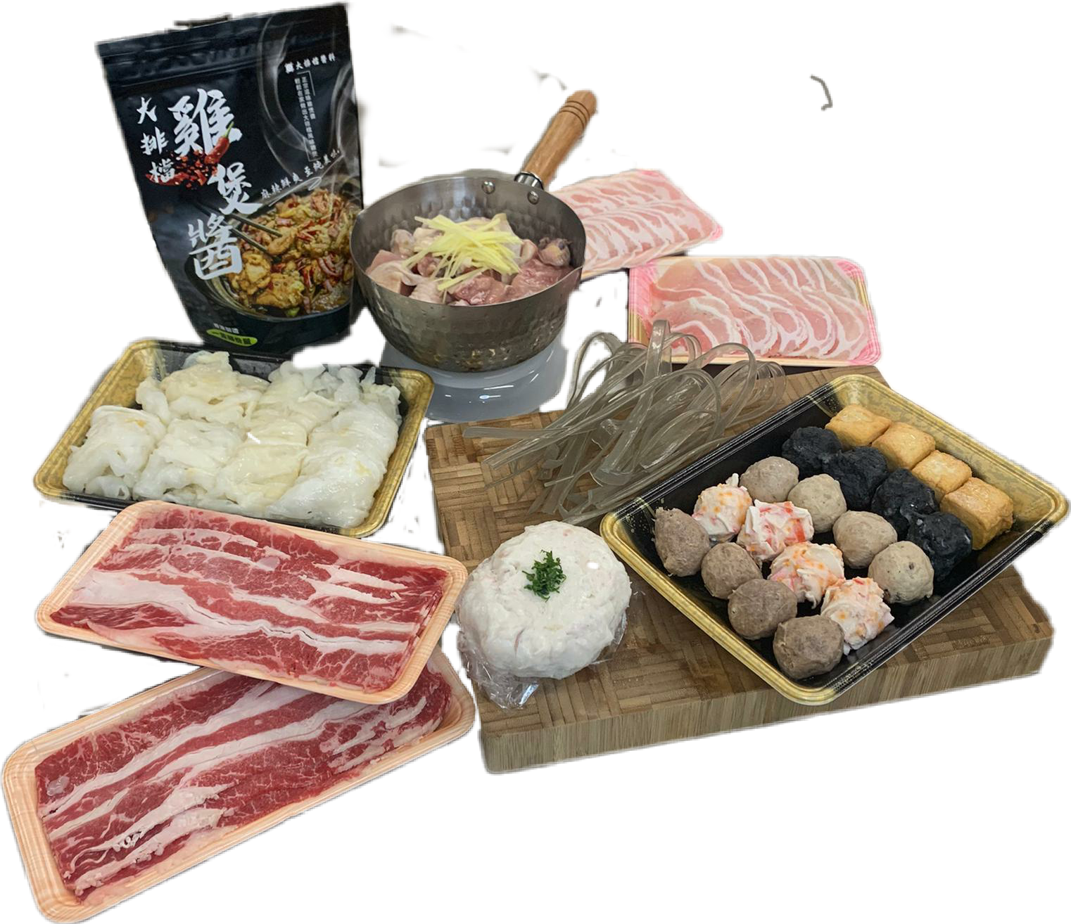 足料花膠雞煲套餐(包送貨)