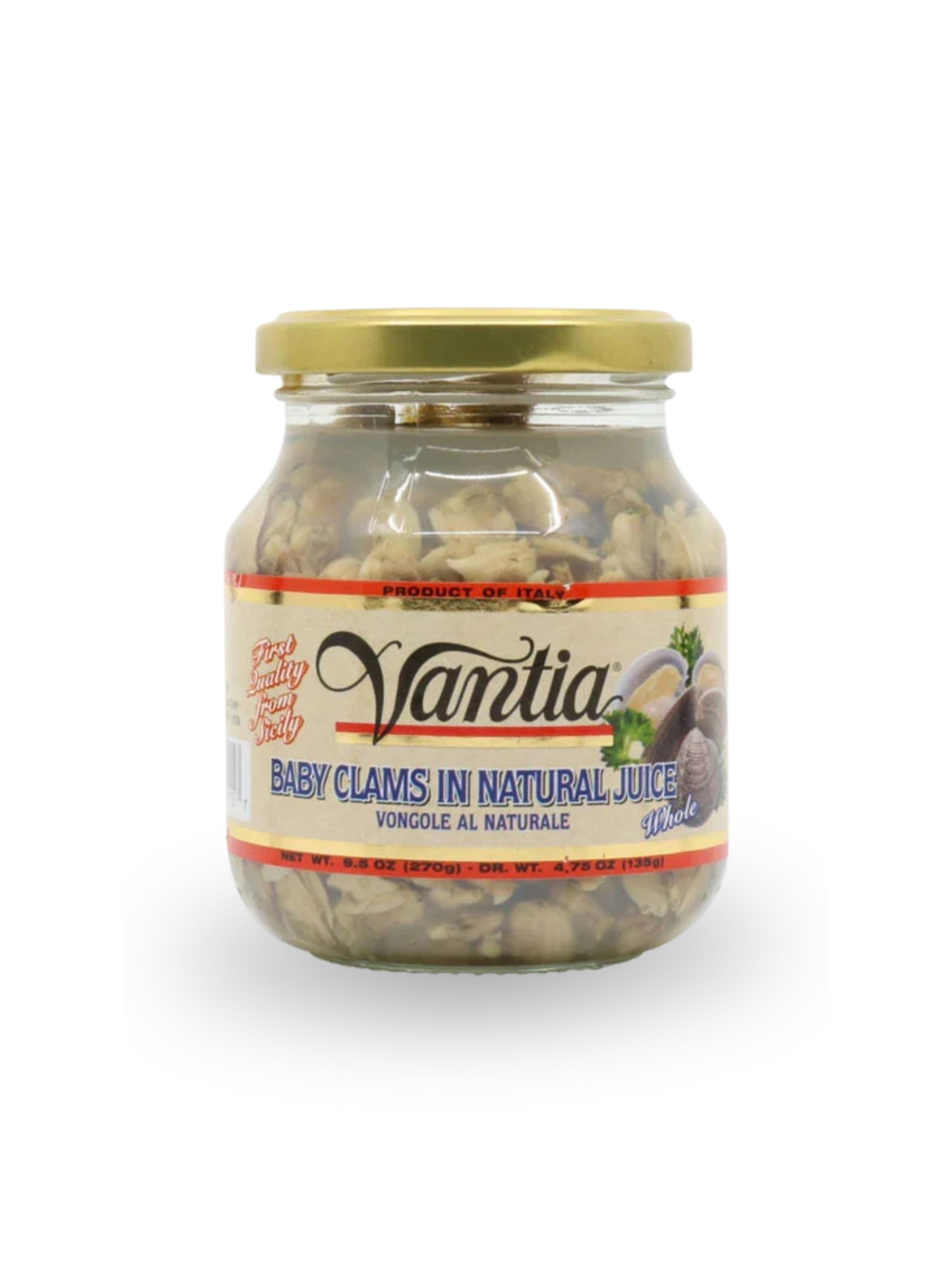 Vantia Baby Clams in Natural Juice