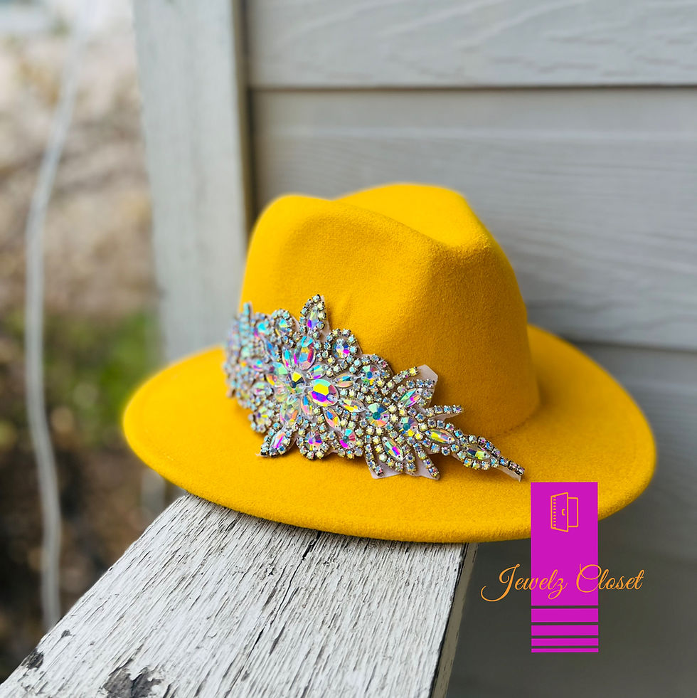 Thumbnail: Jewelz Rhinestone Diva Collection Fedora