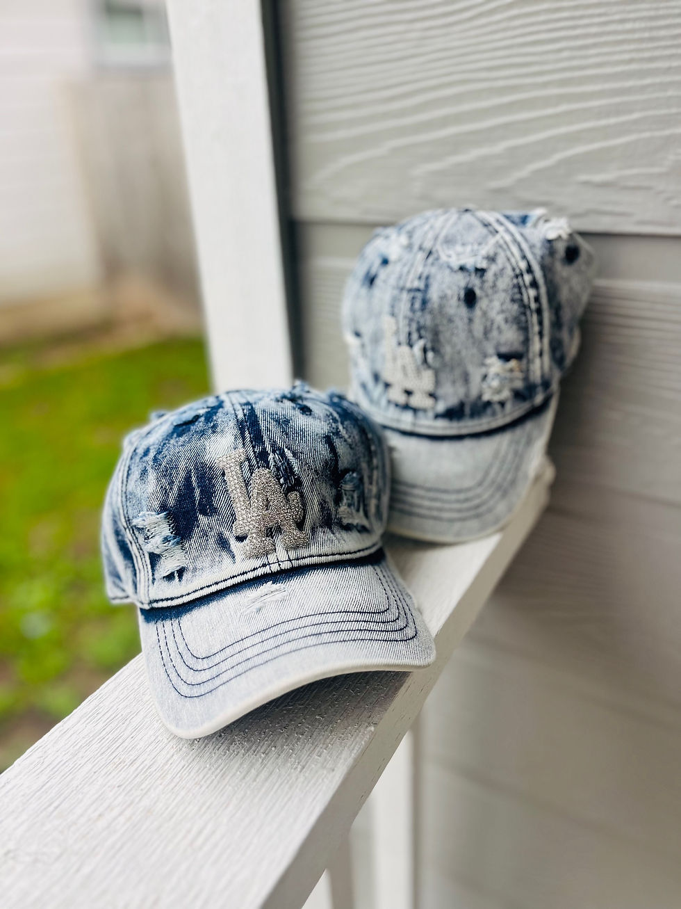 Thumbnail: Stonewash Denim Caps