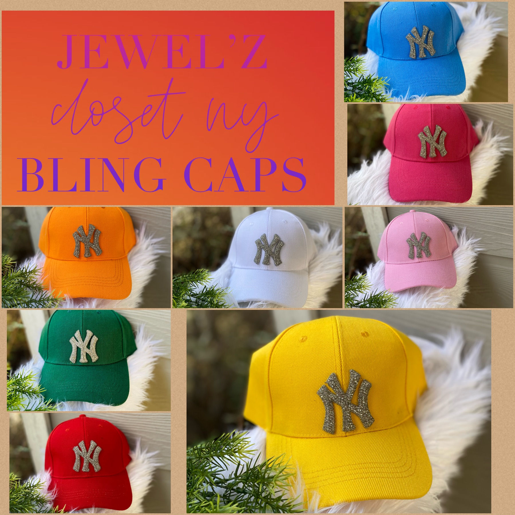 NY Bling Caps 