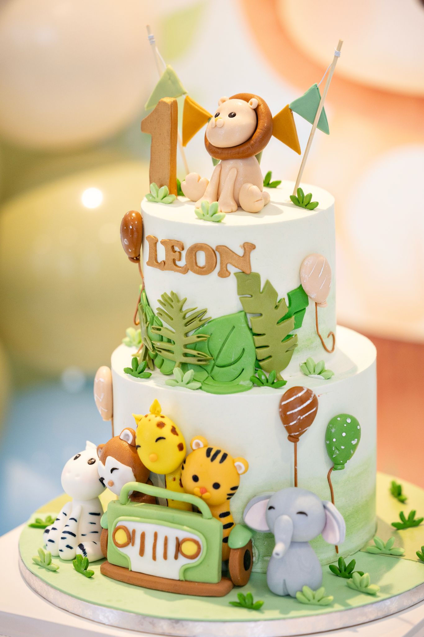 Safari Animal Cake