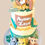 Thumbnail: Safari Animals Themed Cake with 3 Animals