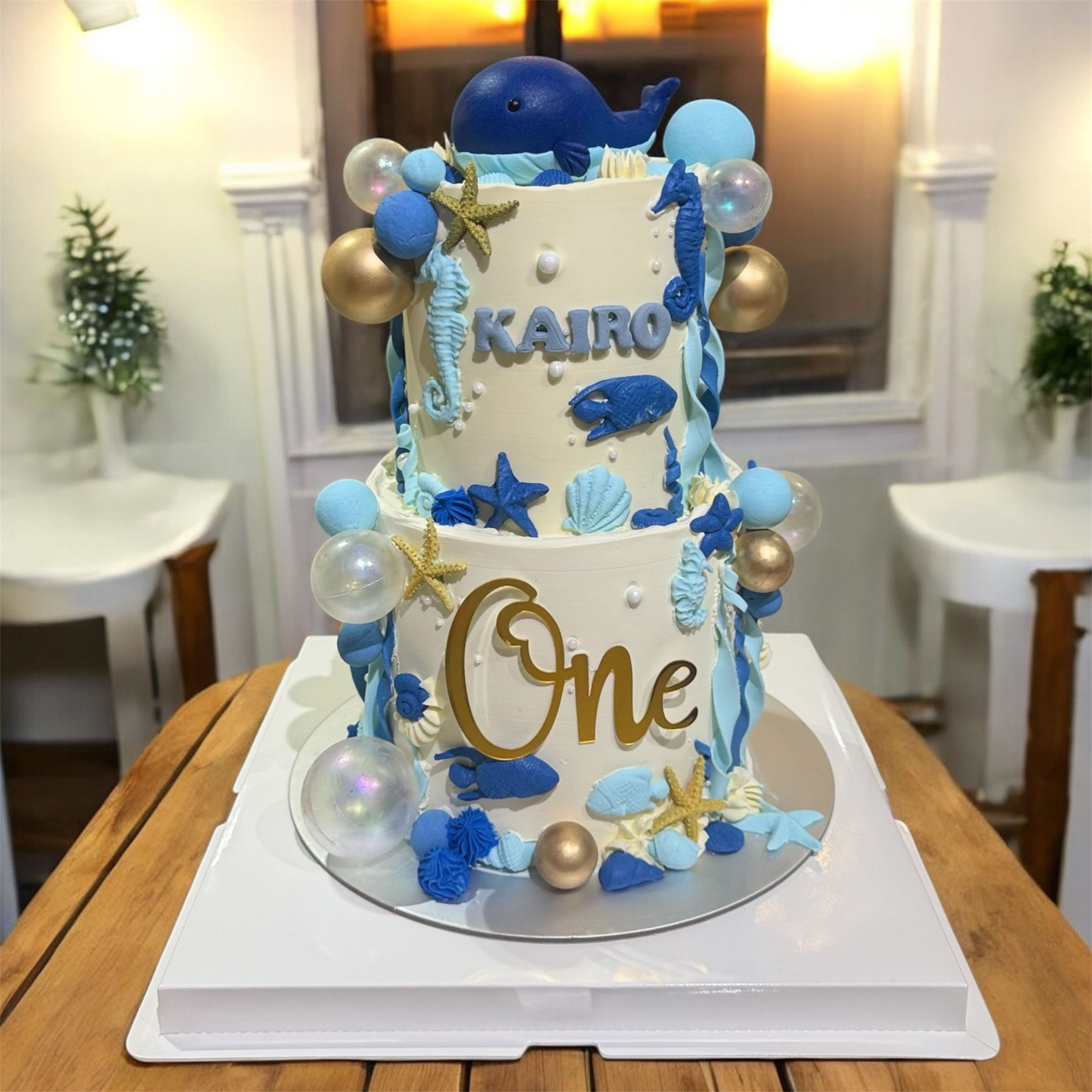 Sea Whale Cake