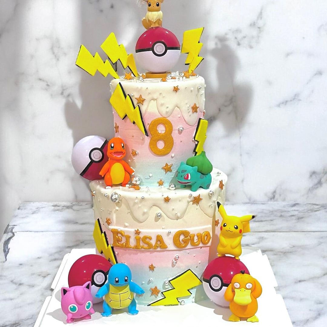 Pokemon Themed Cake