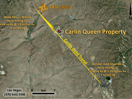 Fairchild Completes a Nevada Trinity With the Acquisition of Advanced Stage Carlin Queen Project