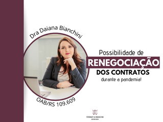 É POSSÍVEL RENEGOCIAR CONTRATO DURANTE A PANDEMIA?