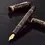 Thumbnail: Penlux Masterpiece Grande Wave Brown GT Fountain Pen