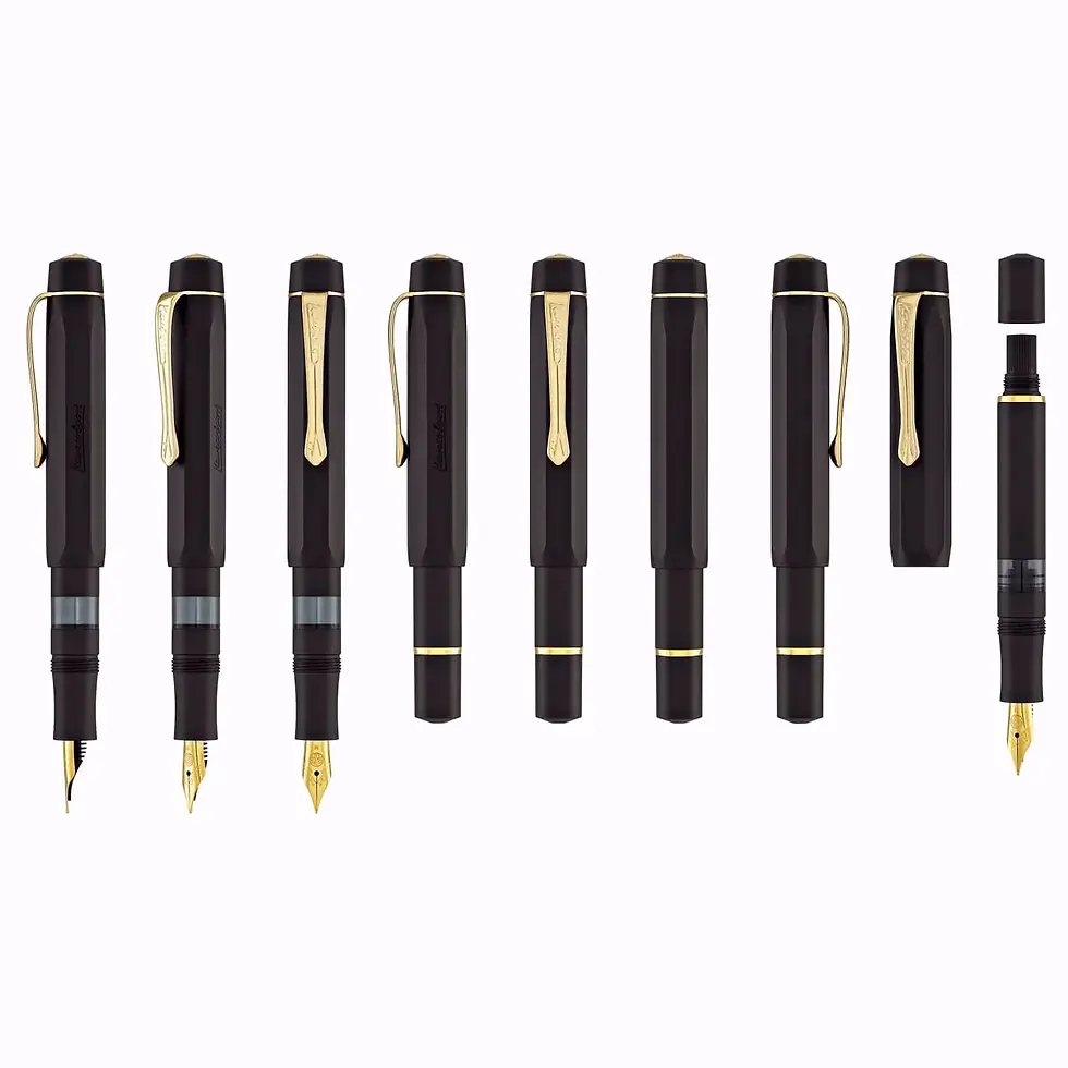 Kaweco Al Sport Piston Black GT Fountain Pen