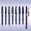 Thumbnail: Penlux Masterpiece Grande Wave Blue CT Fountain Pen