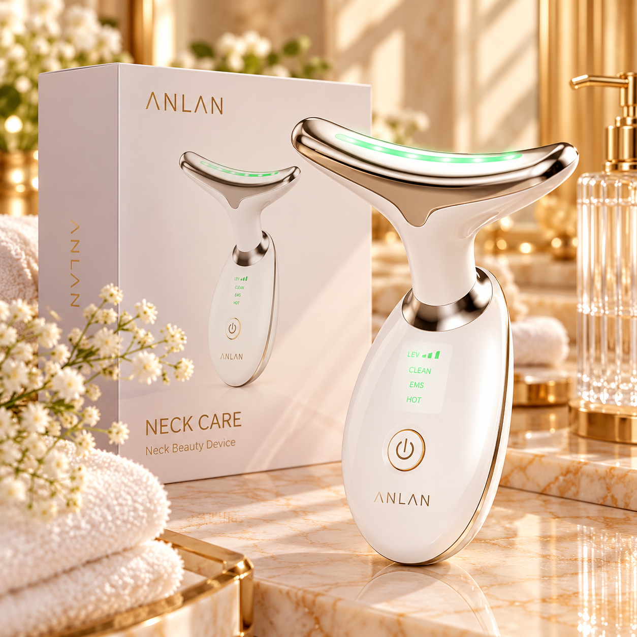 ANLAN Sculpt & Lift EMS Face & Neck Massager