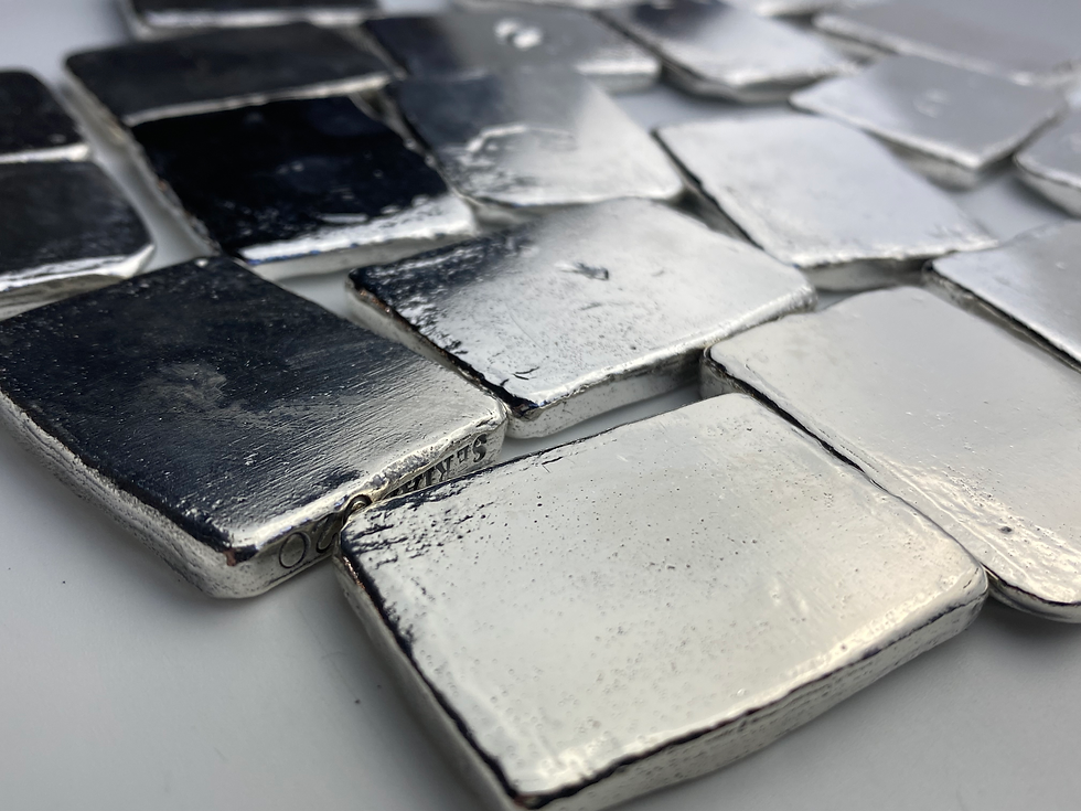 Thumbnail: 2 Troy Oz .999 hand poured silver bar STACK YOUR THRONE
