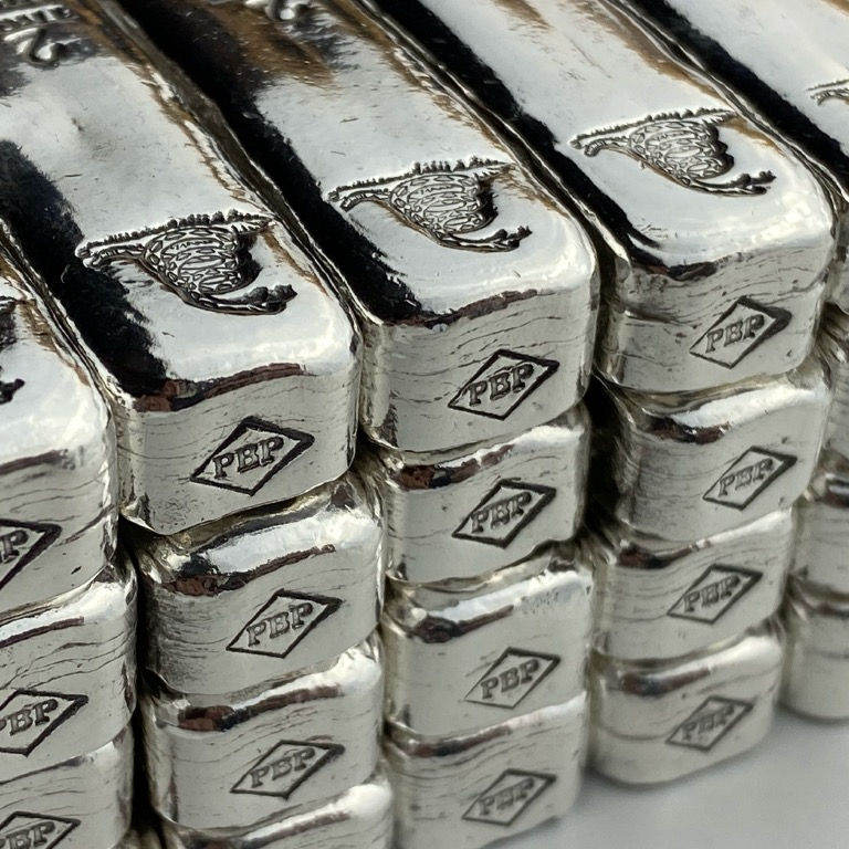 Thumbnail: Hand Poured .999 fine silver bar Kit Kat Don’t Tread On Me style