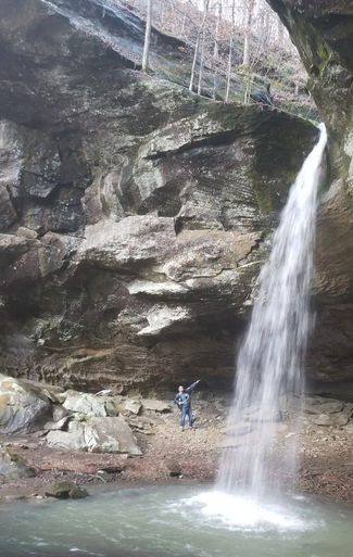 Waterfall at Pam's Grotto