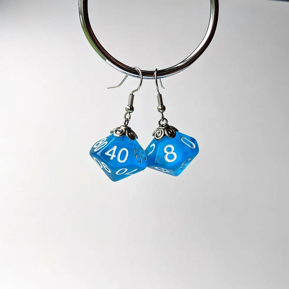 Thumbnail: Translucent D10 Earrings