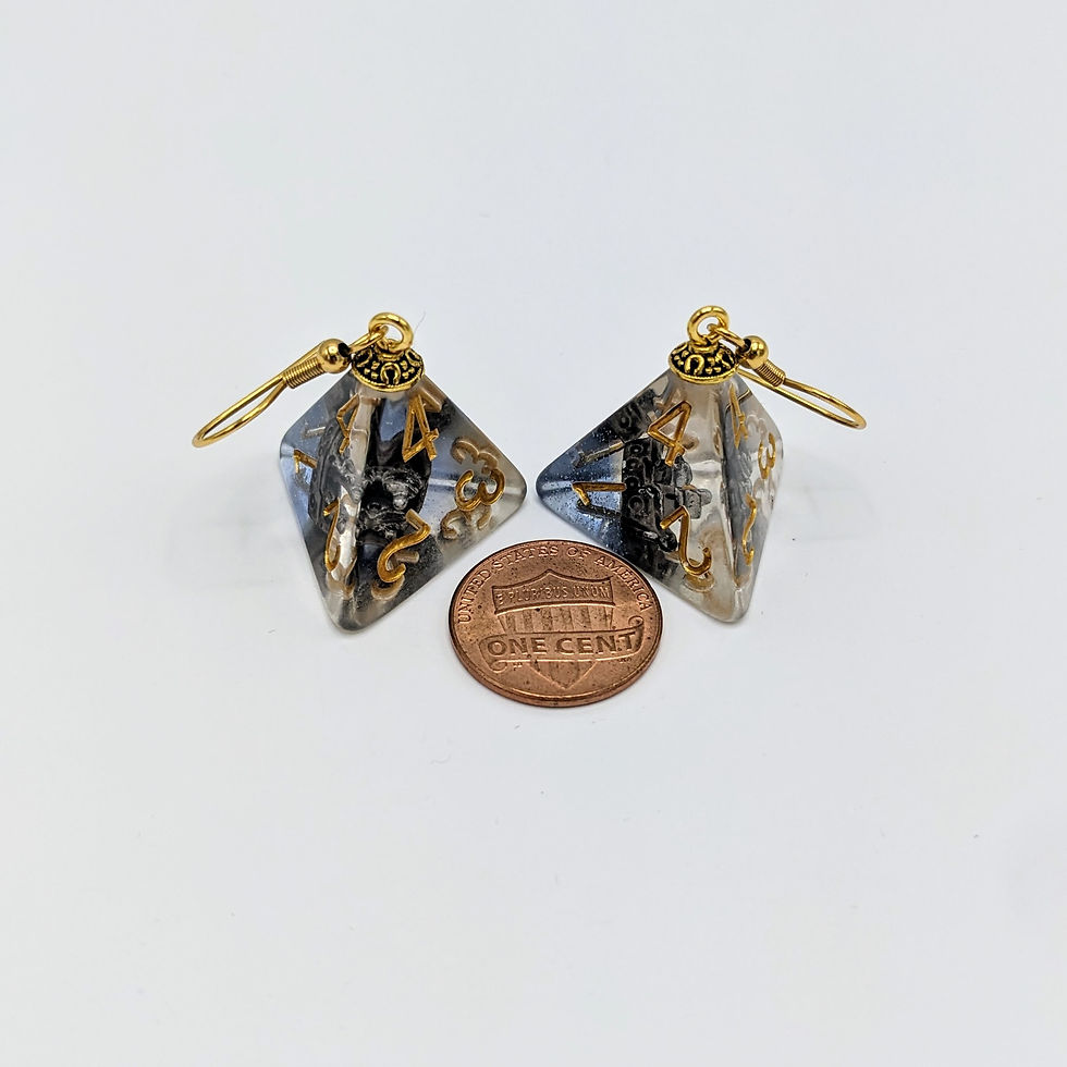 Thumbnail: Sailing Ship D4 Inclusion Earrings