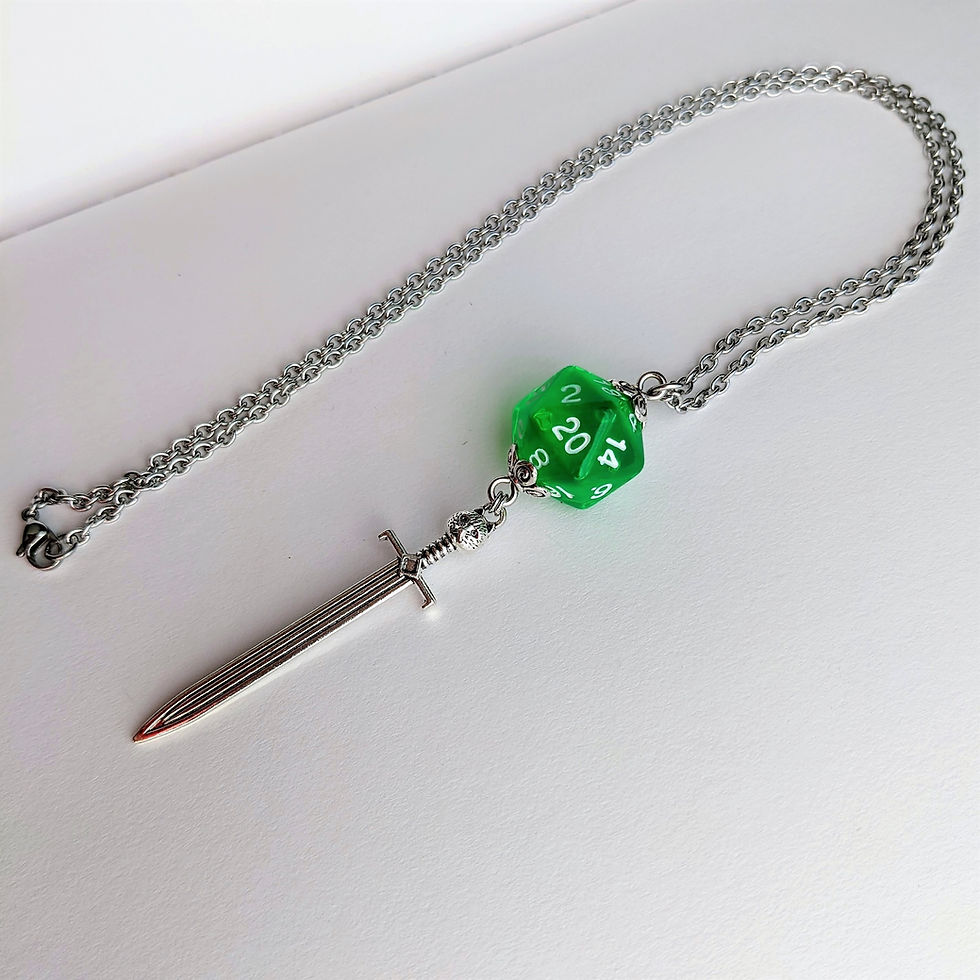 Thumbnail: D20 Sword Pendants