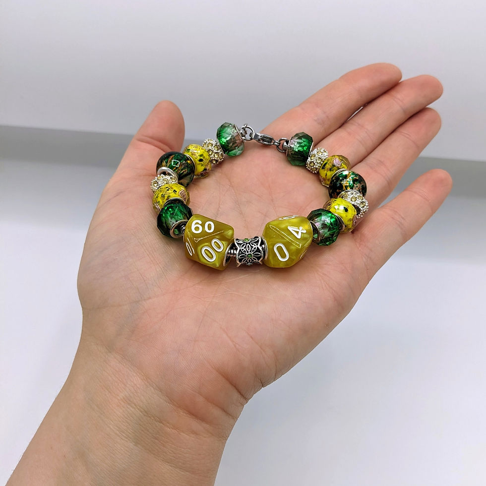 Thumbnail: Yellow Flower D10 Bracelet