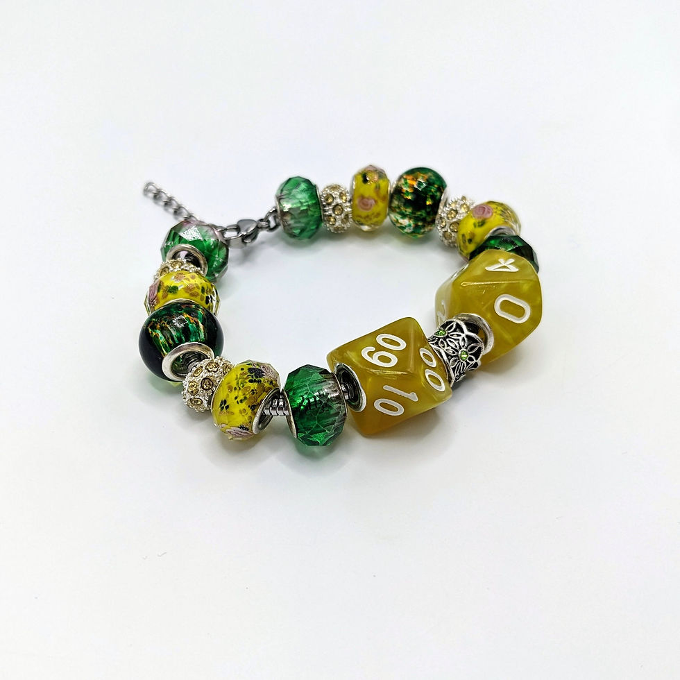 Thumbnail: Yellow Flower D10 Bracelet