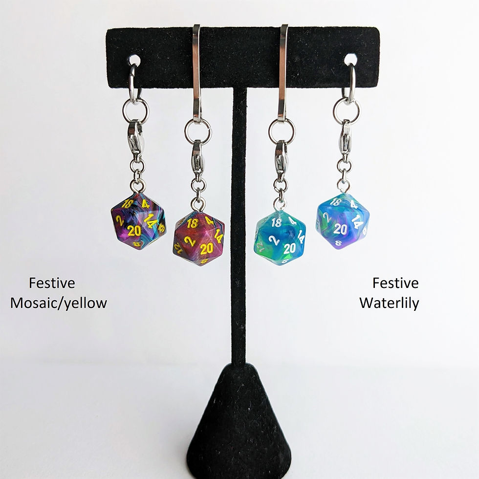Thumbnail: Mini Chessex D20 Charms