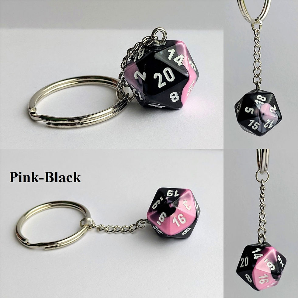 Thumbnail: Gemini D20 Keychains