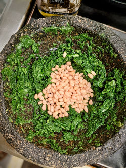 Pesto ingredients