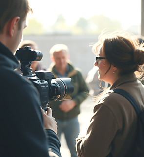 Documentary style scene capturing real connection, people listening and sharing