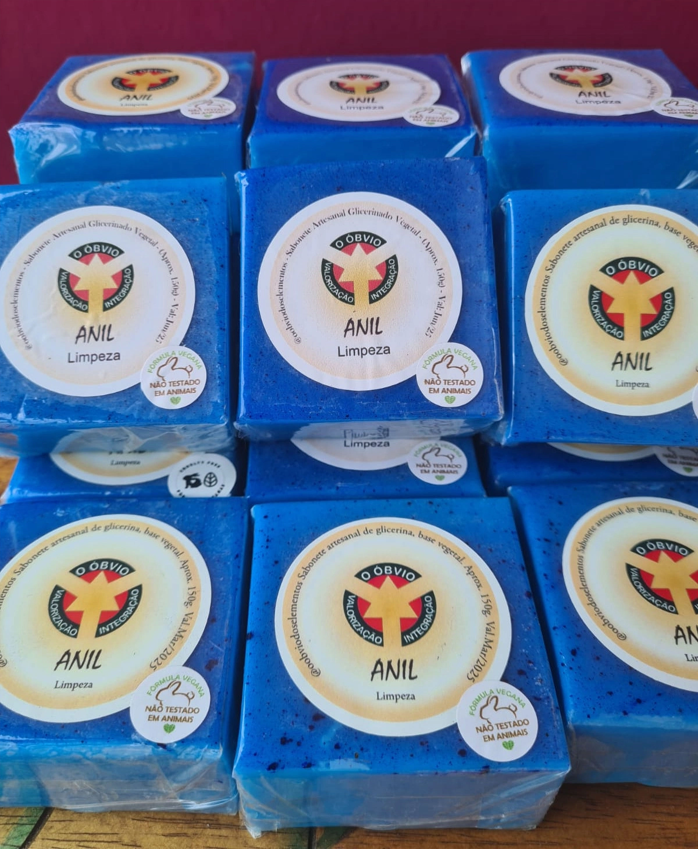 Sabonete Artesanal de Anil