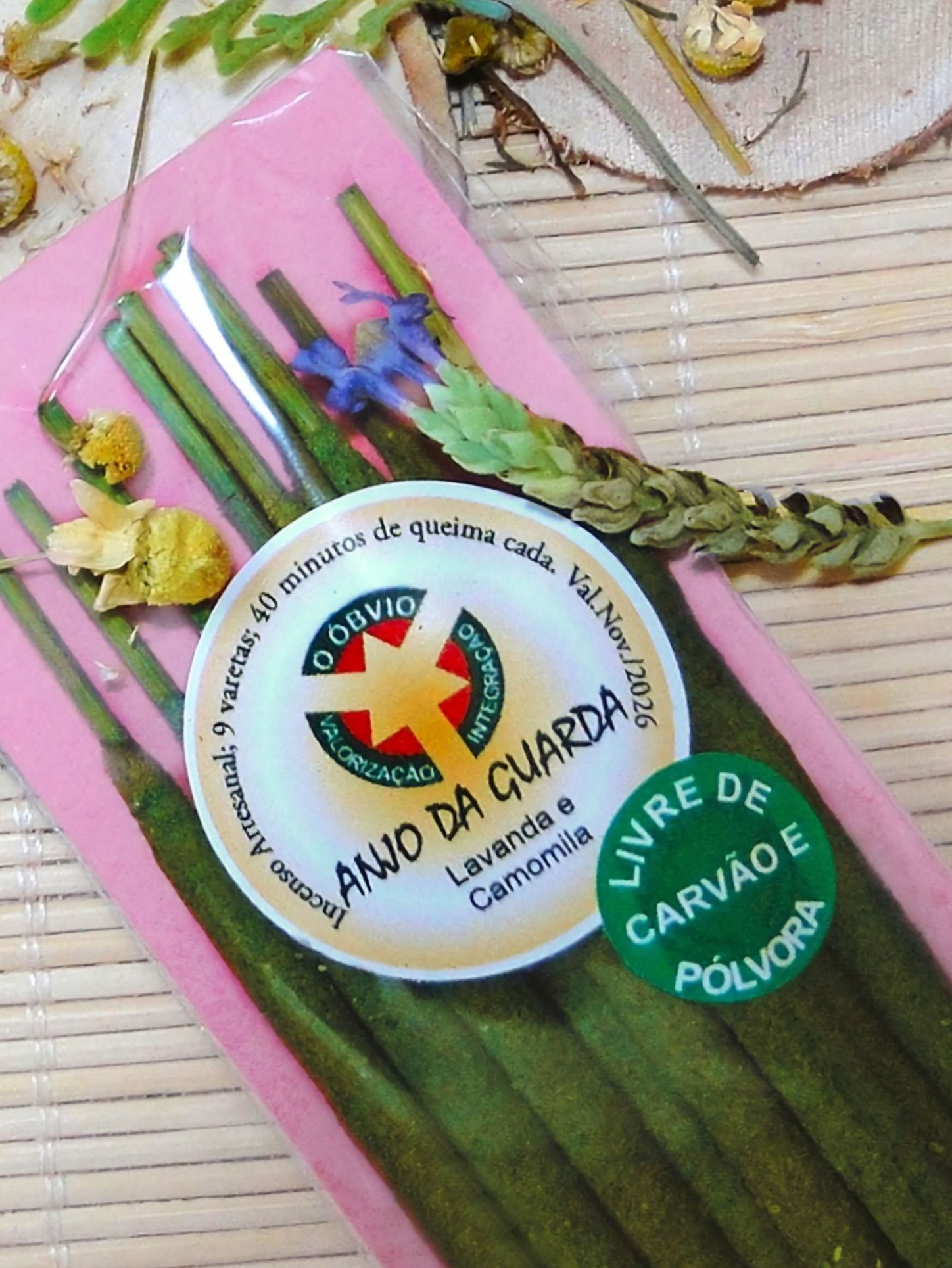 Incenso Artesanal Anjo da Guarda