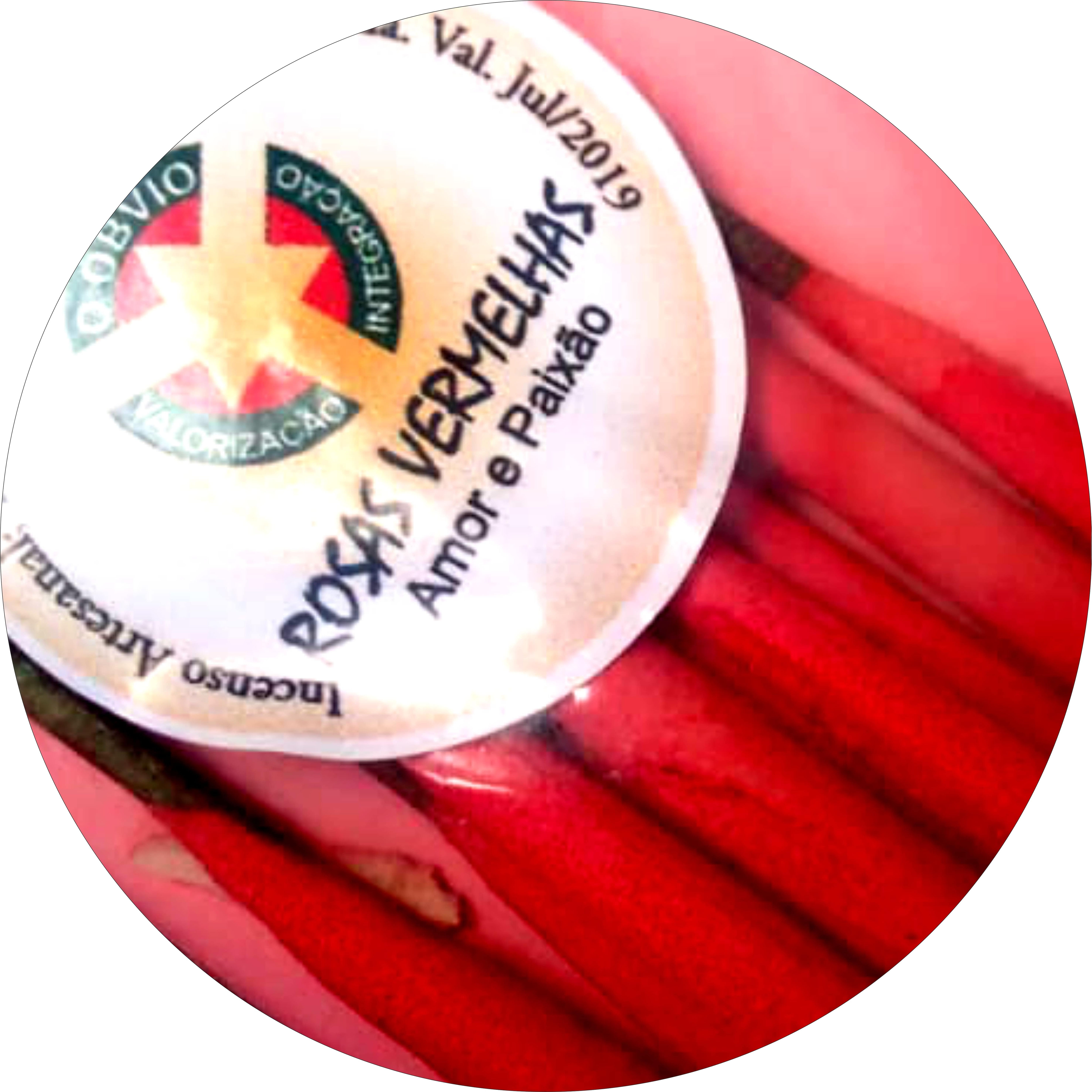 Incenso Artesanal de Rosas Vermelhas