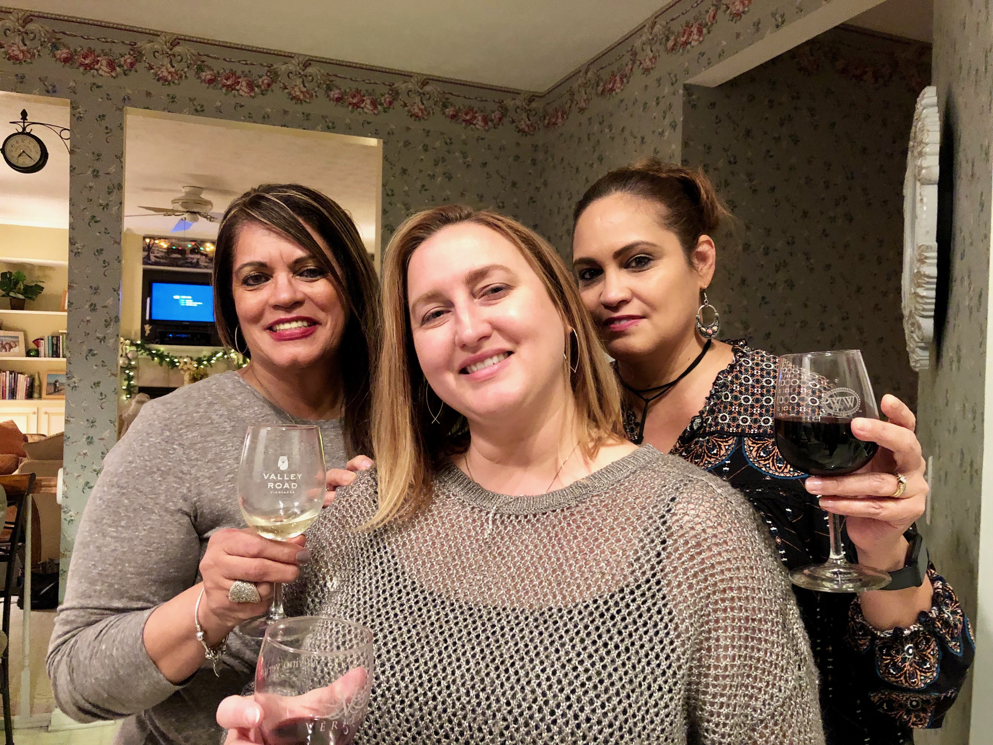 Friends at book launch