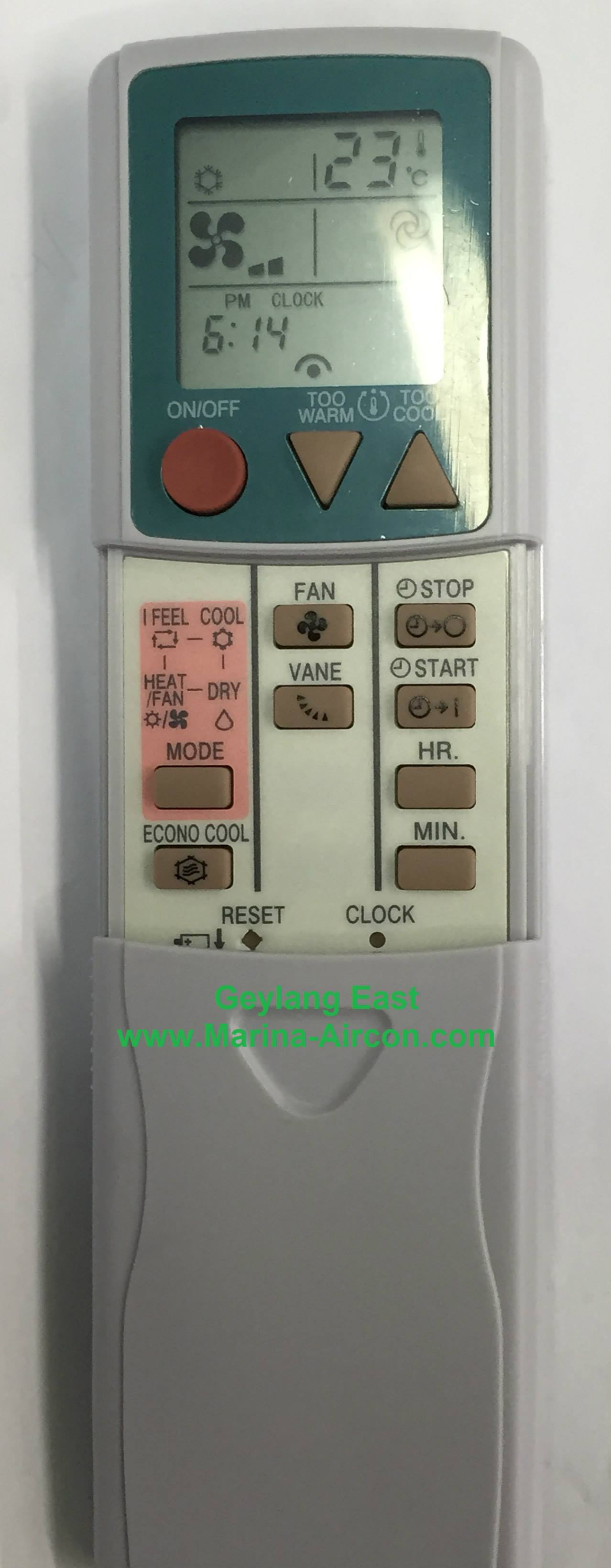 Mitsubishi Electric Air-Con Remote