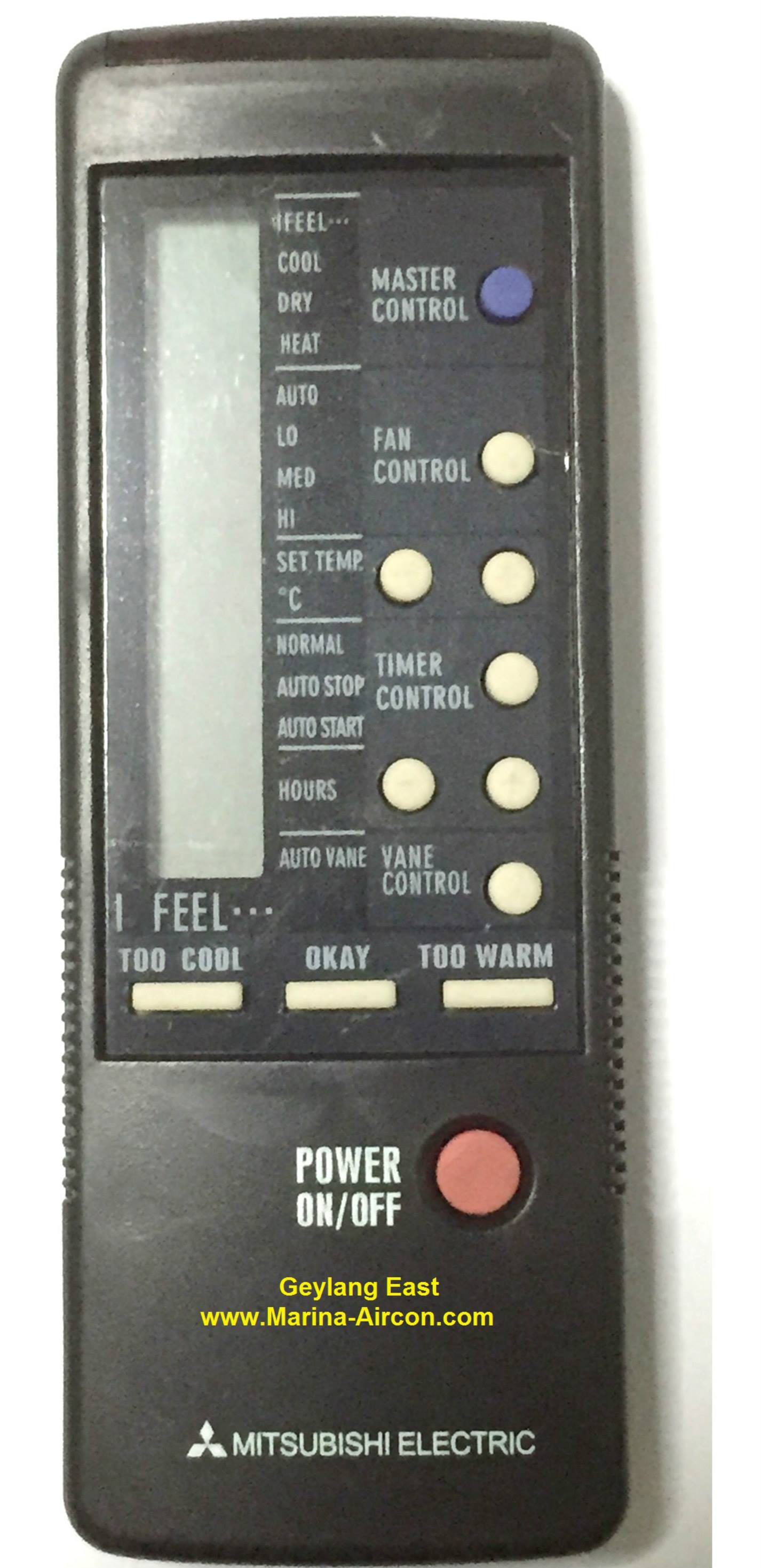 Mitsubishi Electric Air-Con Remote