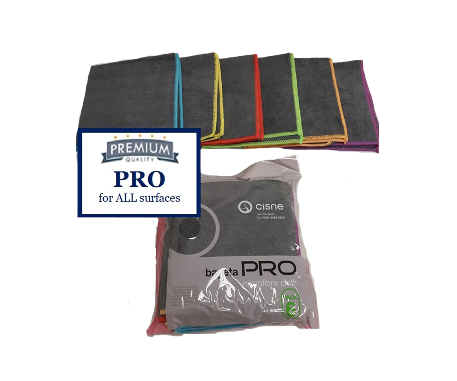 6 סמרטוטים מיקרופייבר מקצועיים pro