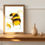 Thumbnail: Custom Bee Wall Art for Nursery Room
