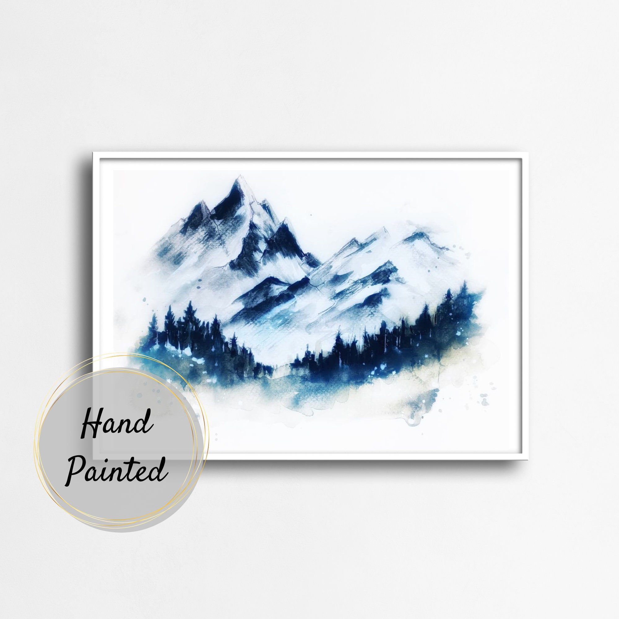 Mountain Pine Tree Nature Art