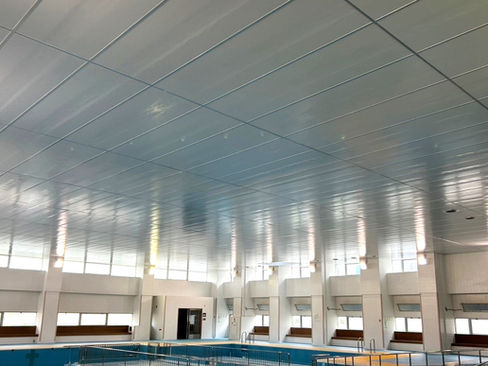 屋内プール天井改修工事