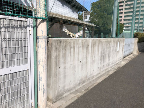 学校ブロック塀改修工事