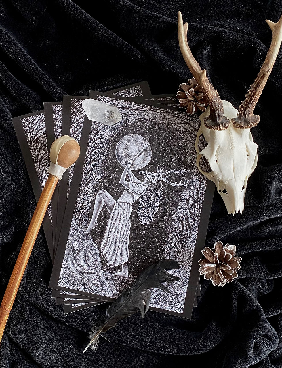 A4 Esprit Animal et Tambour