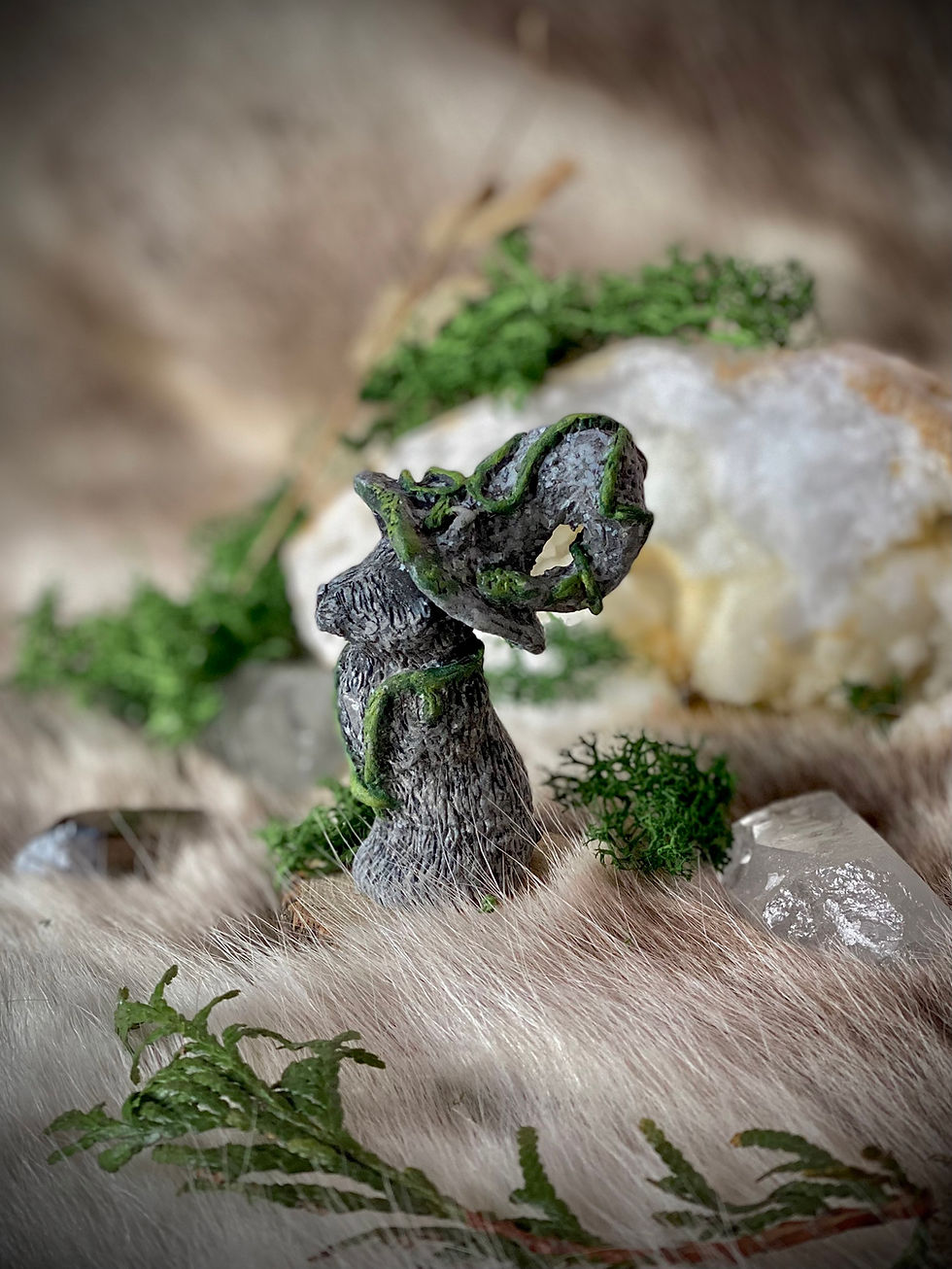 Miniature : Chat Sorcier Vert