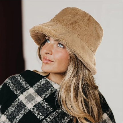 Thumbnail: Fuzzy Bucket Hat for Women & Men