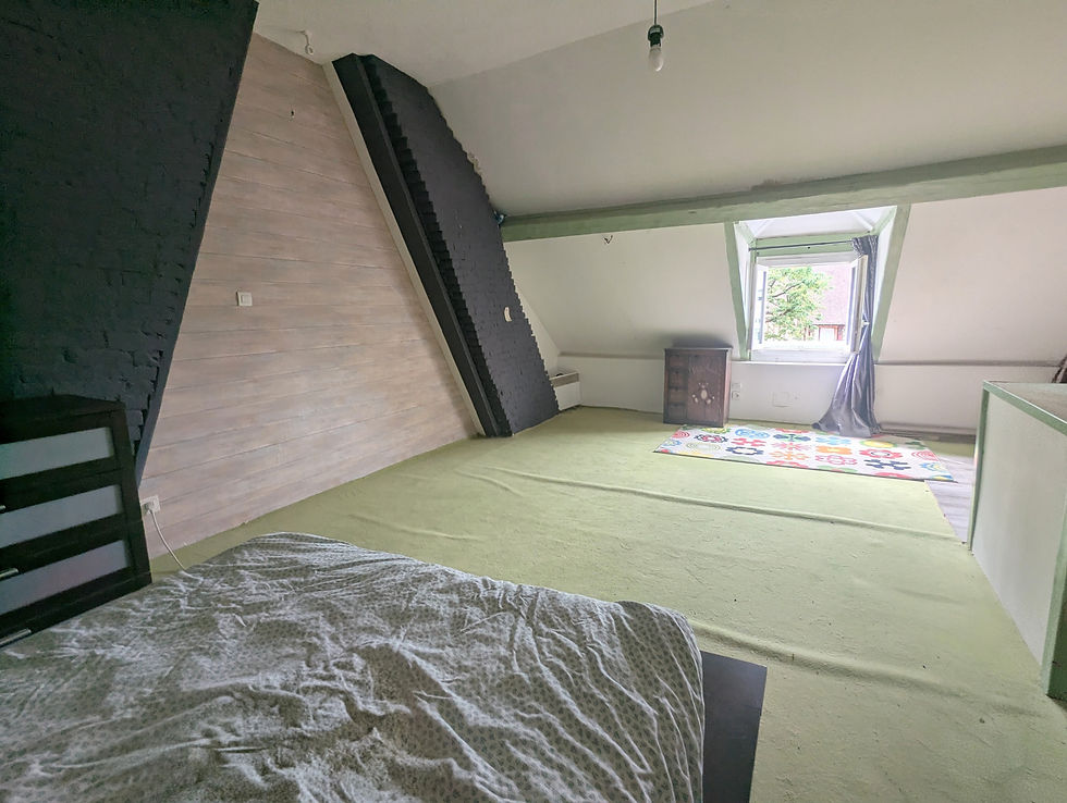 Chambre 30m² sol