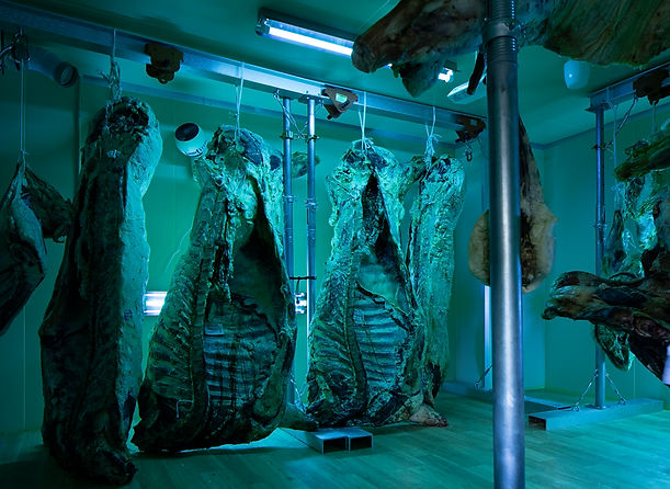 Traditional Japanese butcher shop exterior