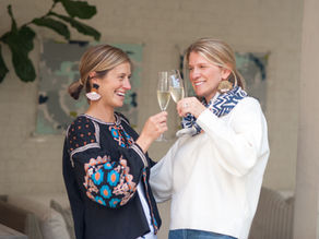 Meredith Covington and Nan Jones, childhood friends who moved outside and took their art with them